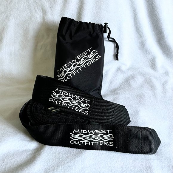 *NWOT* Midwest Outfitters 2” Hammock Tree Straps w/Carry Pouch - Picture 2 of 3